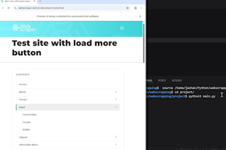 build a web scraper using selenium and beautifulsoup which can store data in CSV