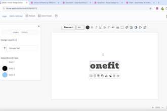 design a modern website logo with favicon
