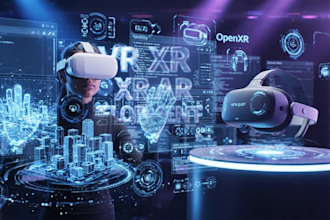 develop immersive VR ar xr experiences, games and simulations using unity