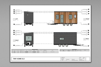 design modern cabin and tiny house for minimalist living