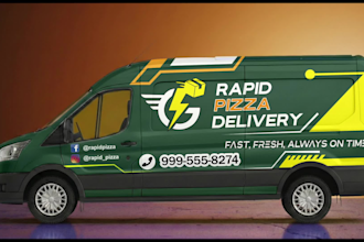 design a costum premium car wrap design, van wrap design