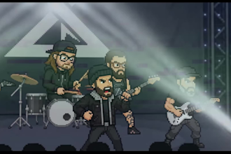 animated your music video in pixel style 8 bits for you song