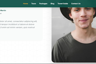 develop a custom coded business website