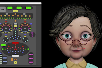 rig3d human face expression,ue5 control rig, arkit blendshapes,weight painting