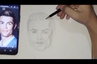 sketch your photo into a beautiful pencil portrait