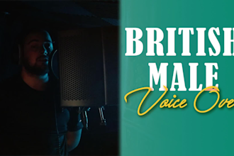 record a british male voiceover for elearning videos