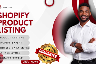 shopify product listing data entry product upload shopify inventory update SEO