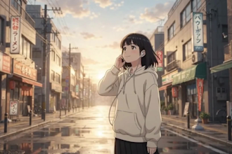 make anime character animation, 2d cartoon video music video