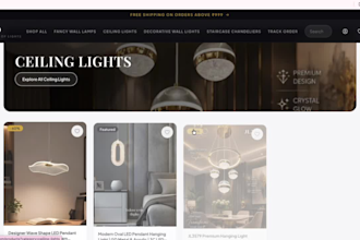 design a professional ecommerce website or online store superfast speed