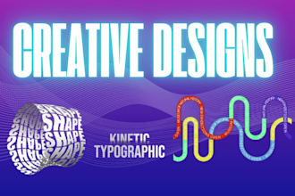 create  standard kinetic typography video text animation motion graphics