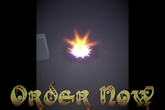 create fire, magic and explosion vfx in unity and unreal engine