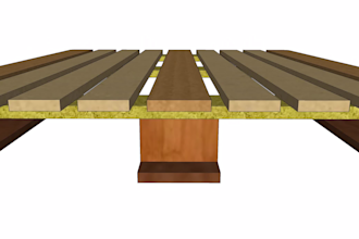 create technical design pallet 3d for manufacturing industry