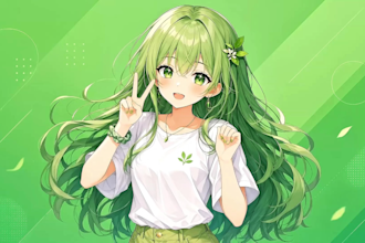 design a high quality animated anime live wallpaper for PC or mobile