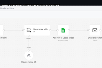 build an n8n or python automation for your repetitive business task