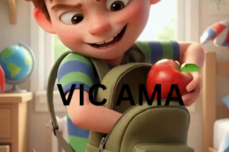 do pixar style 3d, ai animation video and ai video art