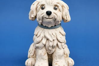 create custom 3d clay style pet portraits