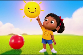 do 3d kids animation, cartoon video, 3d character toddler, kids catoon animator