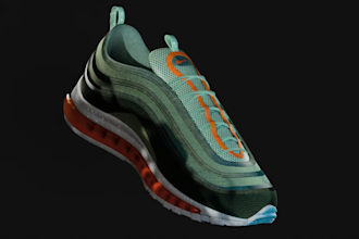 do 3d shoe animation, 3d shoe design, 3d shoe modeling and 3d footwear rendering