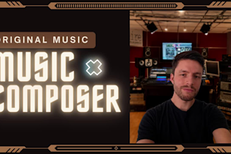 compose epic cinematic music for your film or video