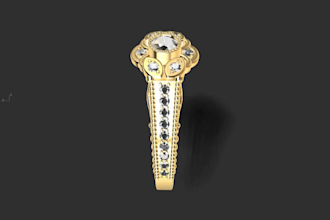create professional 3d cad jewelry designs and renders