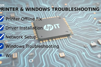 provide remote IT support for windows PC, laptop and printer