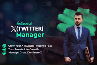 manage your twitter account and fast organic growth