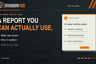 provide a local SEO audit of your website and google business profile