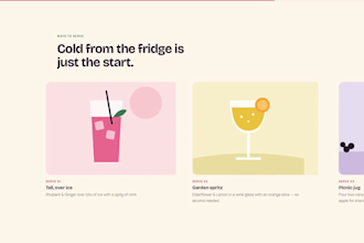 build an animated or 3d landing page website for your brand