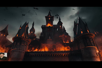 make dark cinematic ai metal video, ai lyrics video with brutal epic visuals