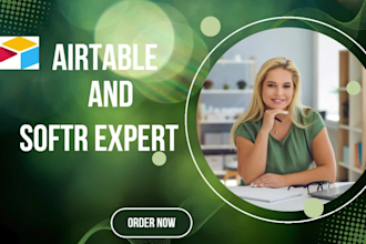 build airtable softr client portal, CRM, softr web app airtable database expert