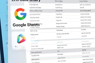 do data entry and clean up your excel or google sheet