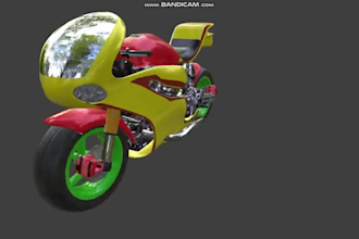 make a textured 3d model from image or description