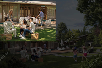 create architectural and landscape 3d models