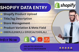 do shopify product listing and upload