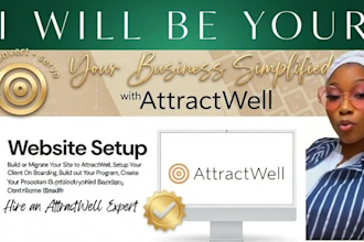 build your attractwell website and automate your getoiling CRM