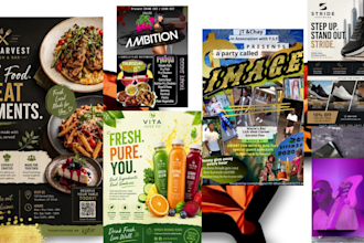 design a custom flyer to showcase your products or services