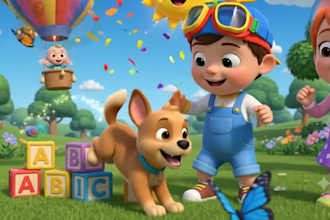 create baby care logo children youtube animation cocomelon style kid content