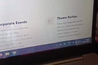 making and designing an website
