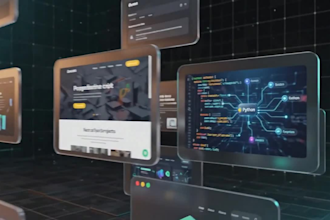 code custom web solutions and python scripts to automate tasks