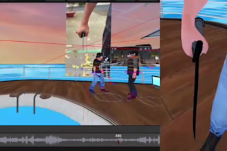 3d character animations for fight, dance and action scenes