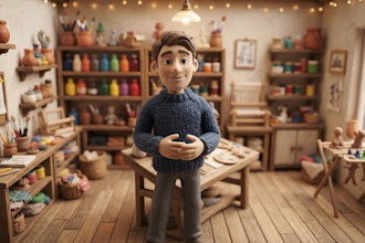 create modern 3d ai claymation animation video ai claymation for brands