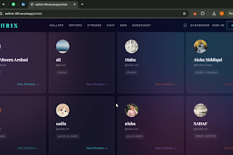 build a professional full stack  website