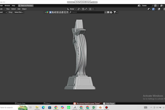 create custom 3d trophy design award medal stl model for 3d printing