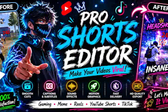 edit engaging youtube shorts video