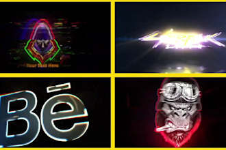 do animated logo animation and intro outro video