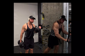 create a fat loss and muscle building transformation program