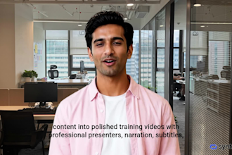 create elearning video ai course video using synthesia and heygen, creatomate