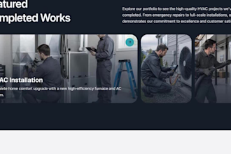 build an hvac website for your service company