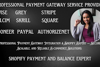 be your shopify expert for payment gateway integration