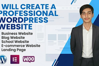 build, design or redesign wordpress website, rebuild wordpress elementor
